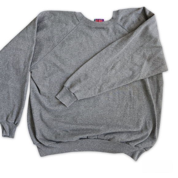 Vintage Grey Oversized Athletic Graphic Sweatshirt Unisex - Picture 5 of 9